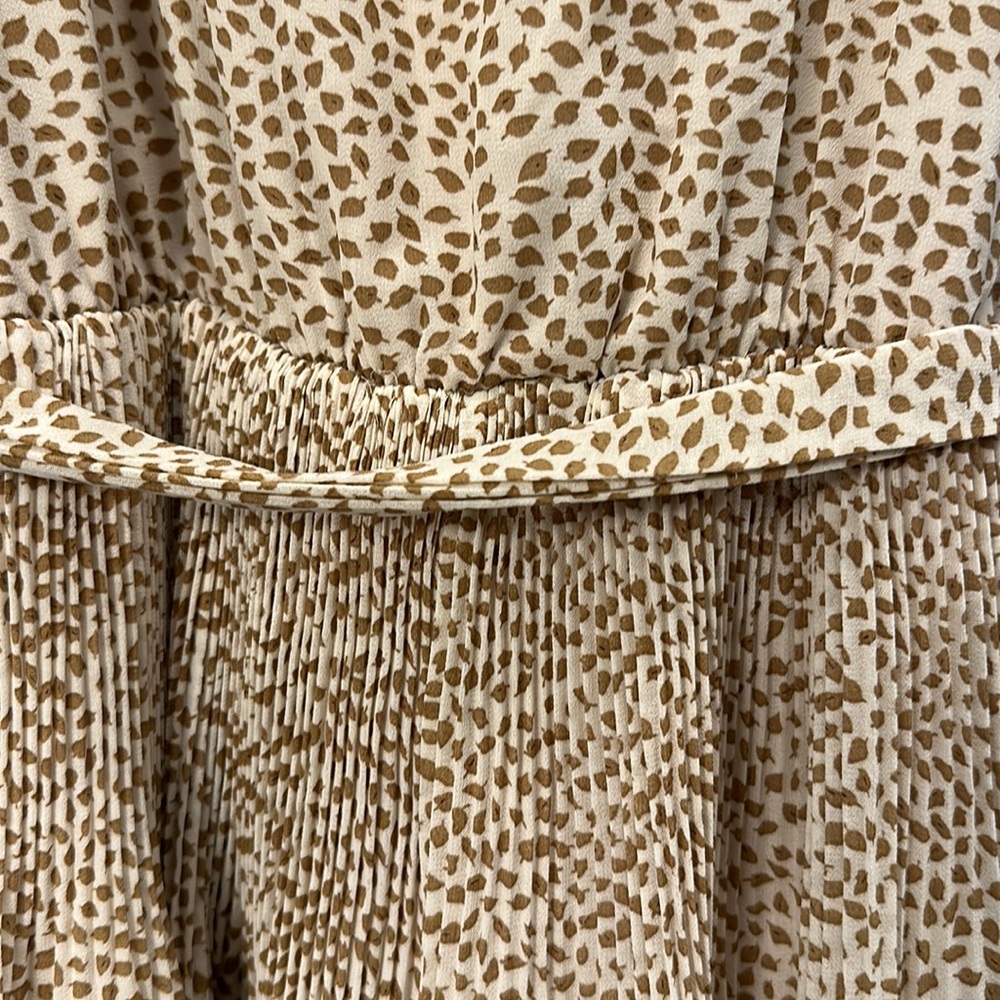 Patterned And Pleated Romper - image 2